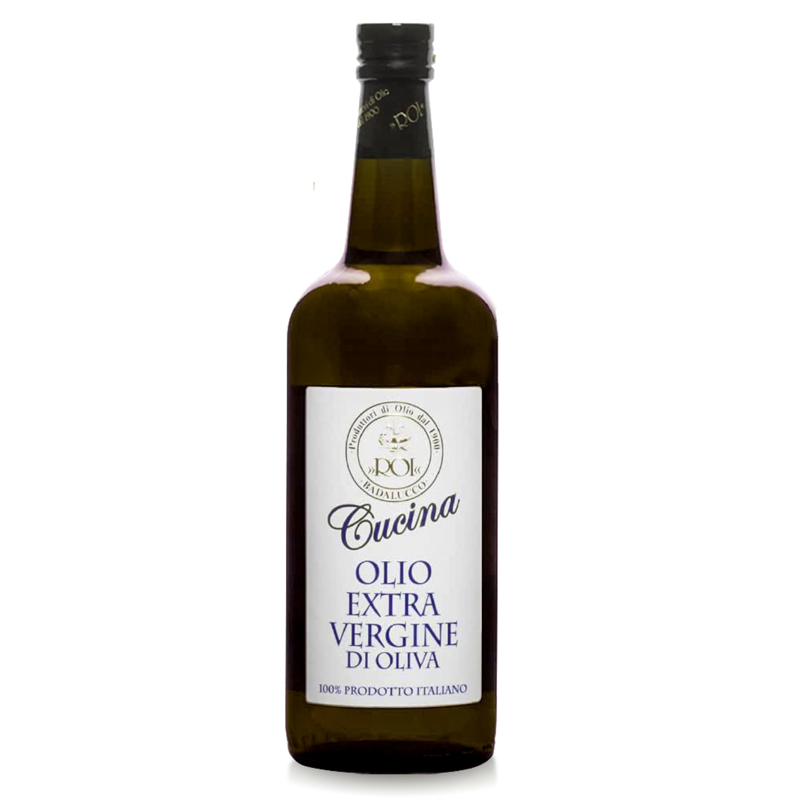 ROI Extra Virgin Olive Oil from Italy - Cucina Ligurian Olive Oil from Italy, Pure & Polyphenol Rich EVOO for Cooking and Dressing, 34 fl oz (1 liter)<br/>
ROI Extra Virgin Olive Oil from Italy - Cucina Ligurian Olive Oil from Italy, First Cold Pressed & P