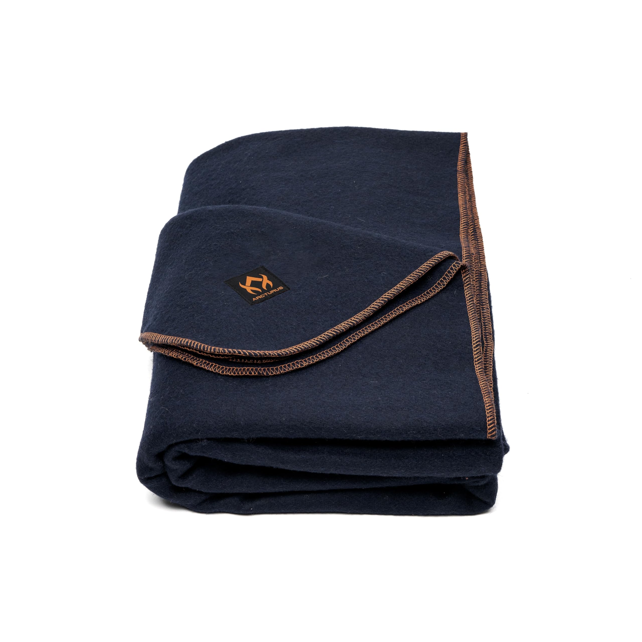 Arcturus Military Wool Blanket - Warm and Thick, Great for Camping and Outdoor Activities - Large 64in x 88in, Perfect for Travel and Car Survival Kits